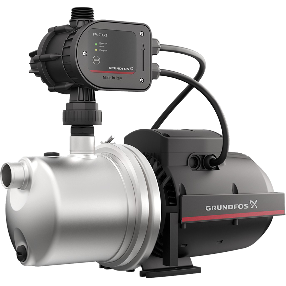 Grundfos Gartenpumpe JP 4-54 PM1 Edelstahl 230V SCHUKO