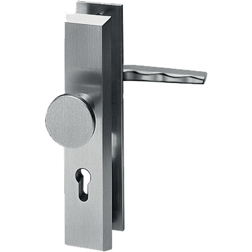 Langschild-Schutzgarnitur Alpha Knopf 307/Drücker