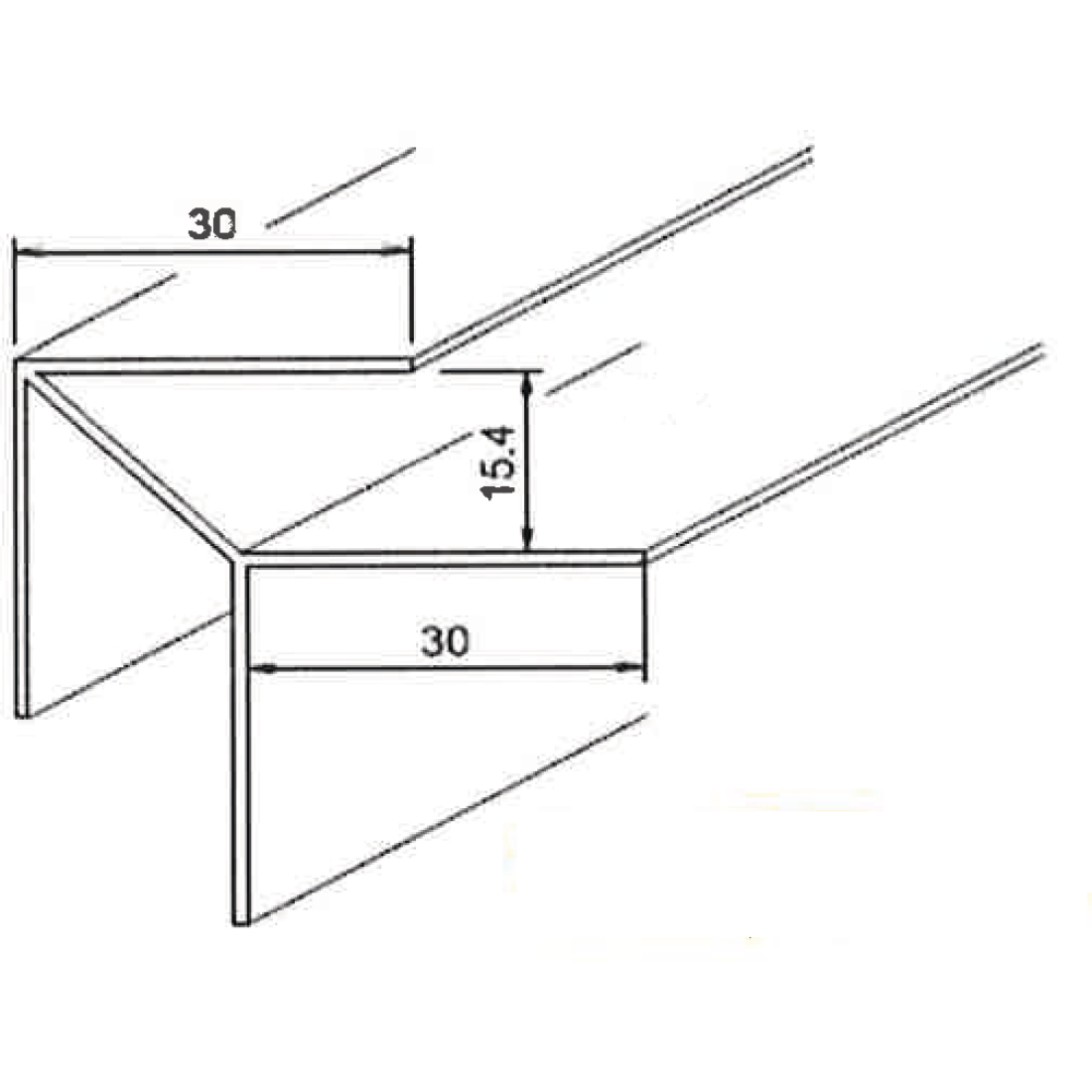 Außeneckprofile Aluminium KömaPan