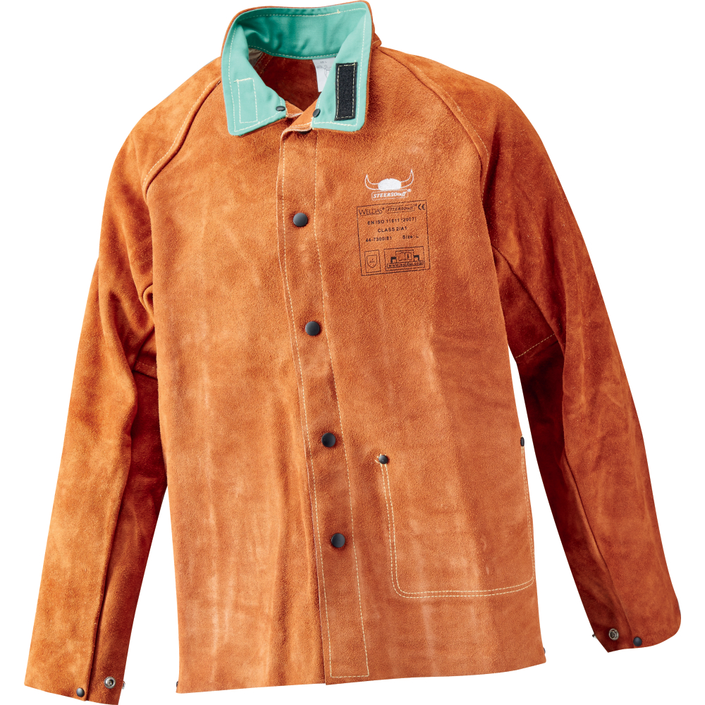 Weldas Schweißerlederjacke Lava Brown Nr. E44-7300 Gr.2XL
