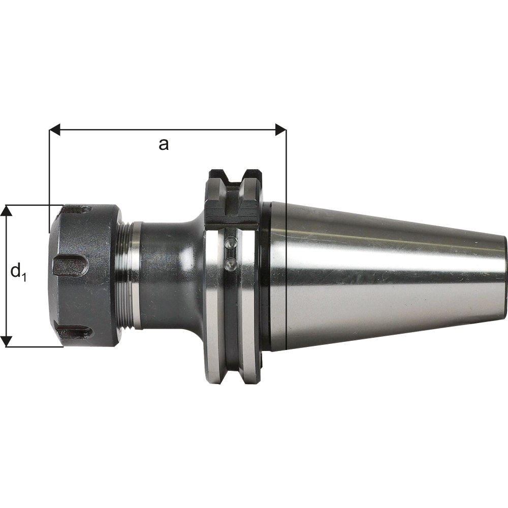 Spannzangenfutter ER, DIN 69871, FORTIS