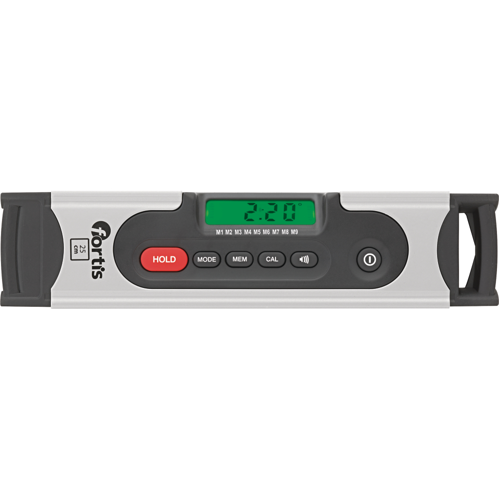 FORTIS Digital-Wasserwaage 25cm