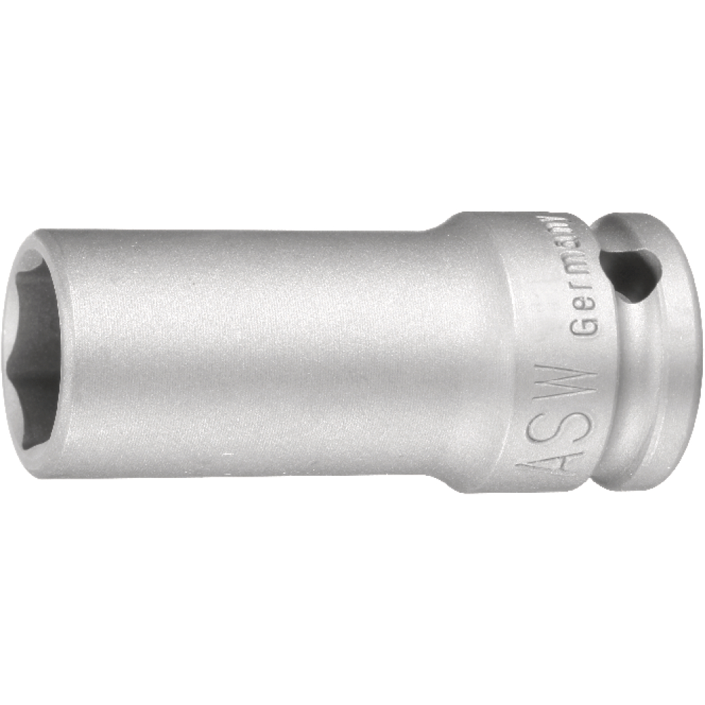 Kraft- Steckschlüsseleinsatz lang 1/2" 24mm ASW