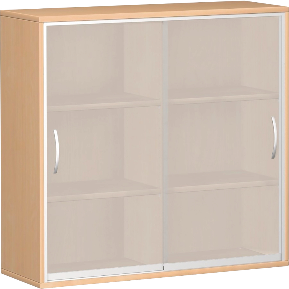 Schiebetürenschr. Pro Buc 1152x1200x425,m.Glastüren