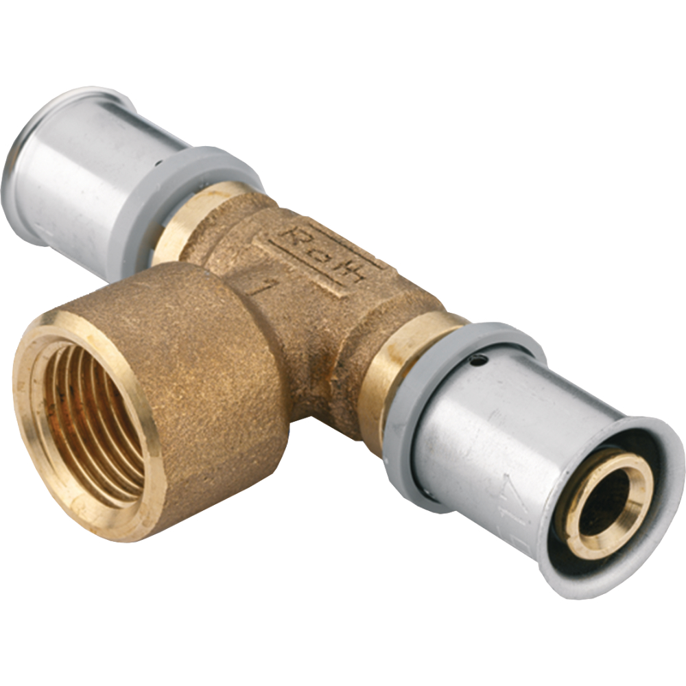 Roth T-Stück RIS, Messsing 32 mm x 3/4" IG x 32 mm