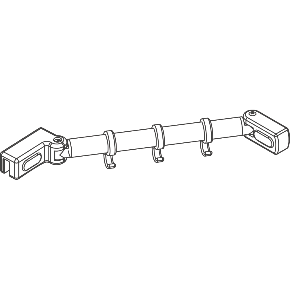 FORMAT Basic Stabilisierung silbermatt, 700mm