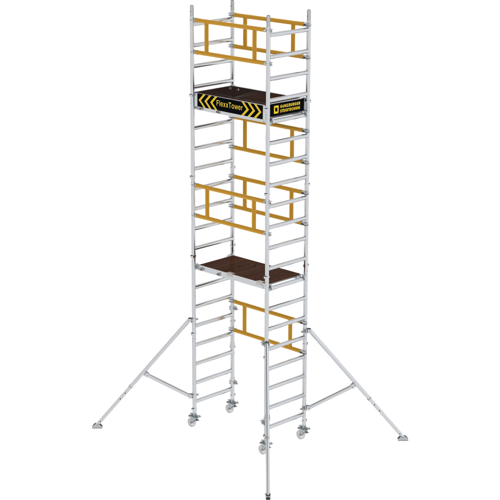 Ein-Personen-Gerüst Plattform B1200xT600 mm Plattformhöhe 4,10 m