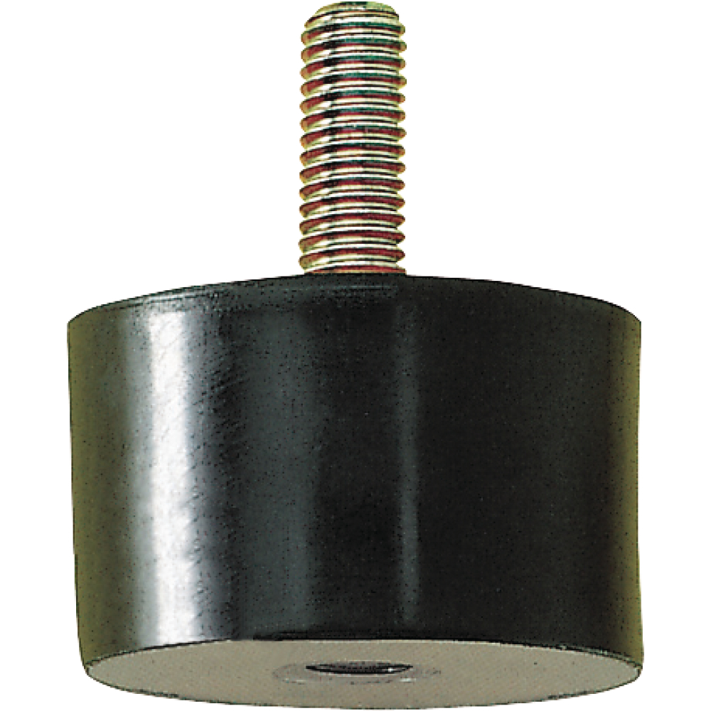 Gummi-Metall-Puffer zylindrisch Typ B D15xH15mm M5x12 NR57