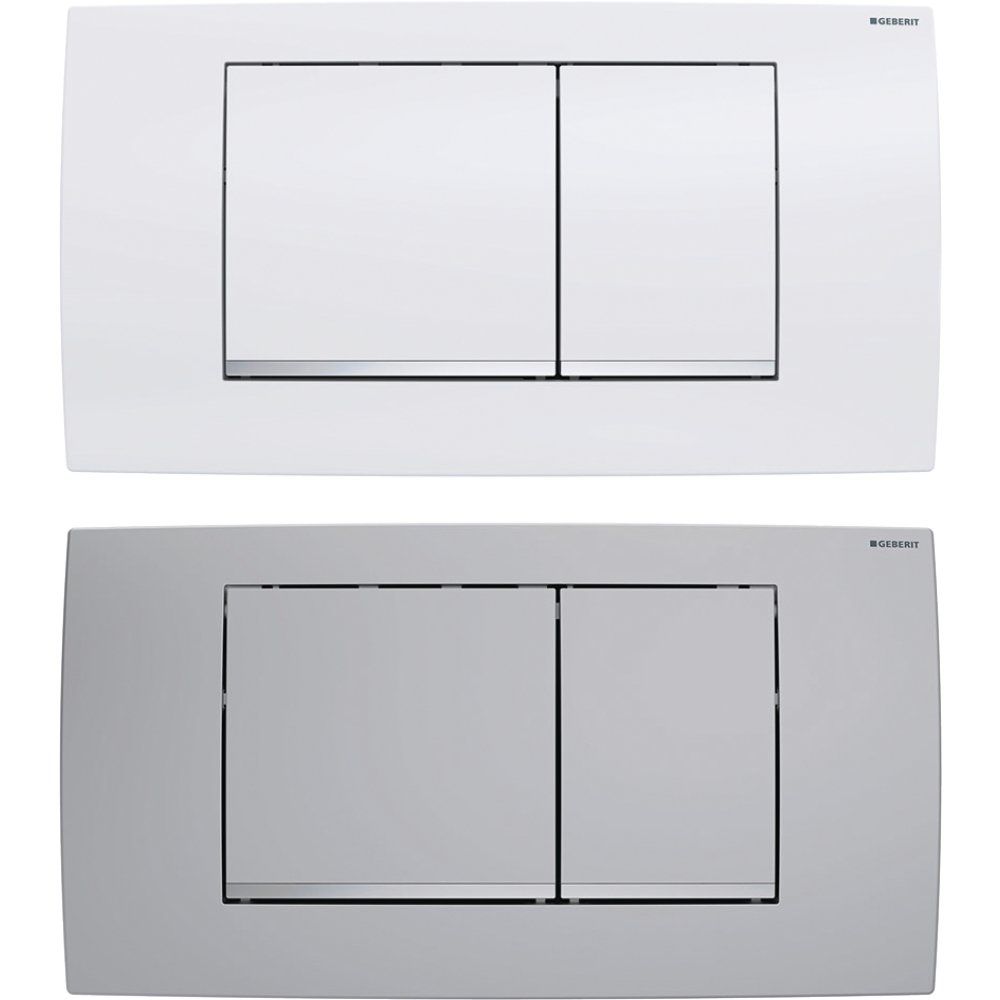 Abdeckplatte Betät. vorn Geberit Twinline w./hg ch