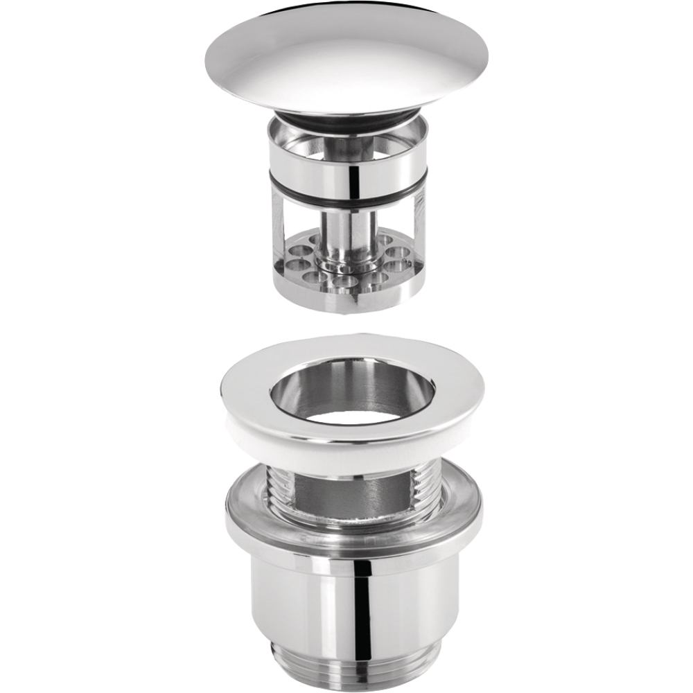 FORMAT Tec Design-Exzentergarnitur 1 1/4" m Exzenterstopf. gew., Fangk, chr