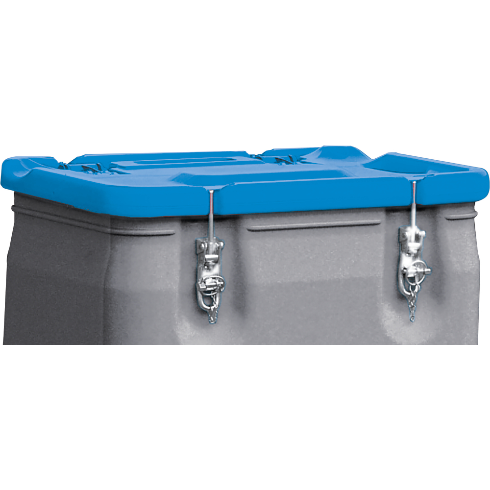 Mobil-Box 250 l Box grau / Deckel grün