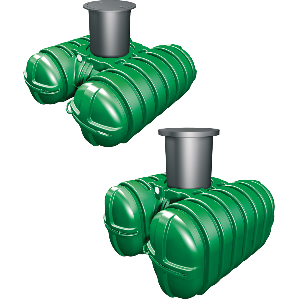 Regenwasser-Flachspeicher Twinbloc 3500l