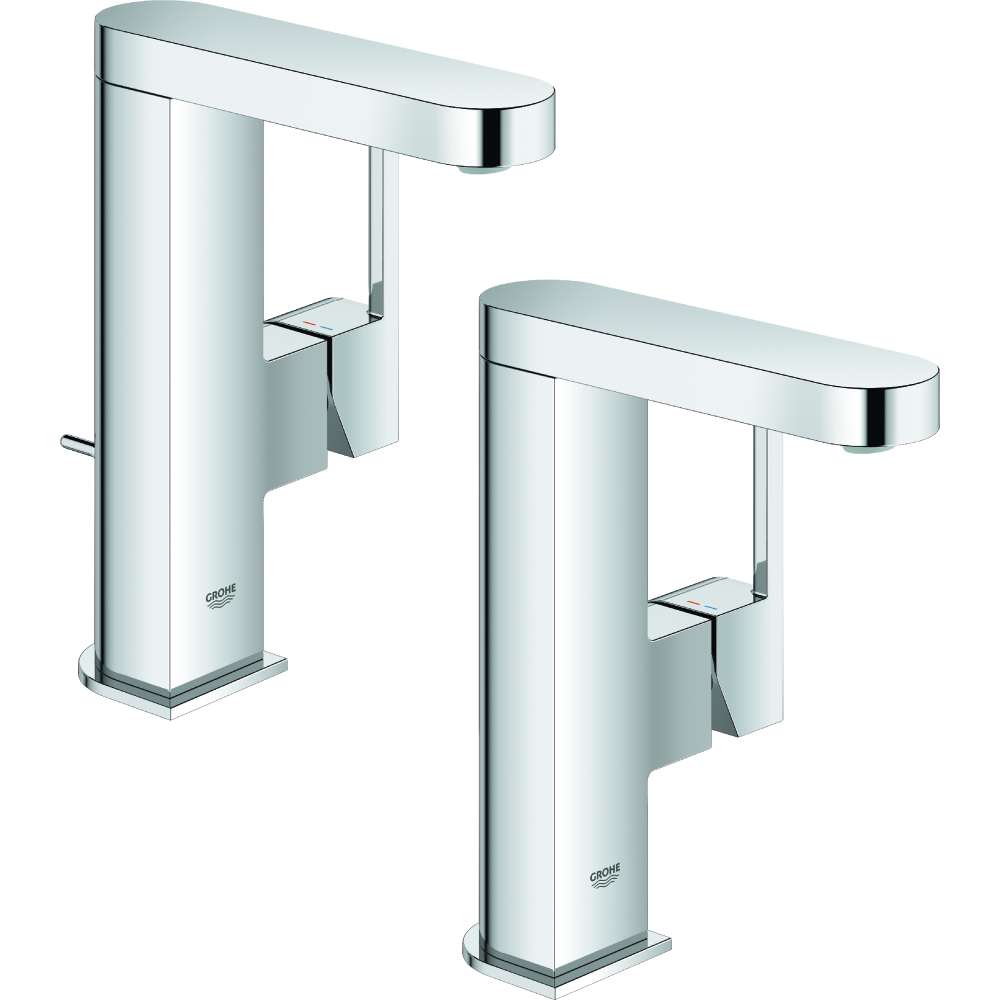 Waschtischarmatur Plus M-Size chrom Push-Open