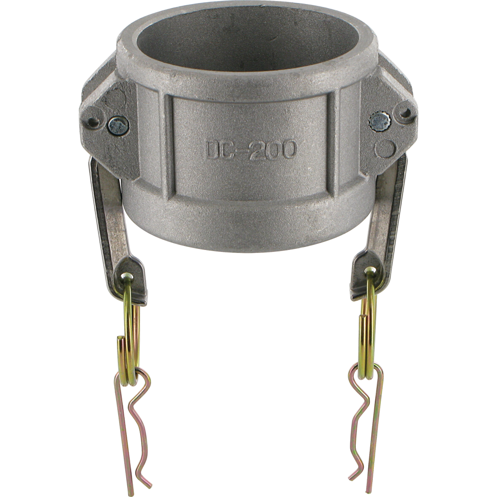 Kamlok Mutterteil Typ DC DN20, Kappe, Alu