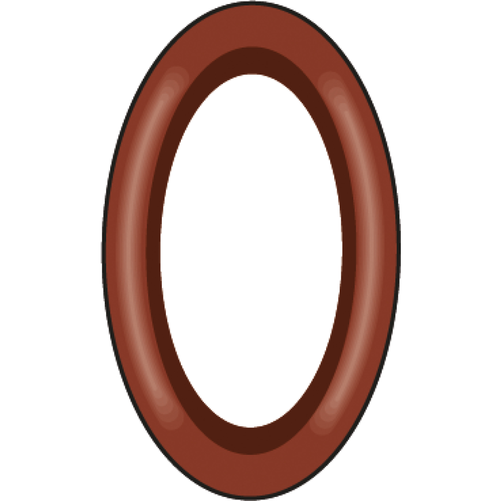 O-Ring ID=9,0mm S=2,0mm rot 98W18