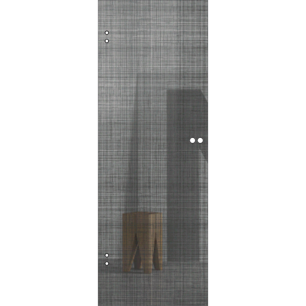 Ganzglast. ESG-Clear GP002 Digitald. Leinen anthr.