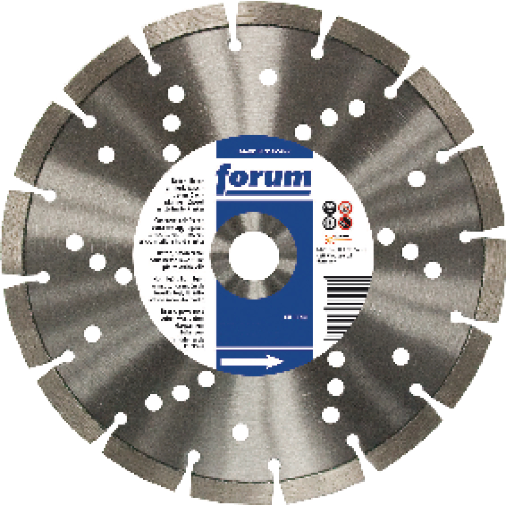 FORUM Diamant-Trennscheibe, lasergeschweißt 115x22,2x2,7mm