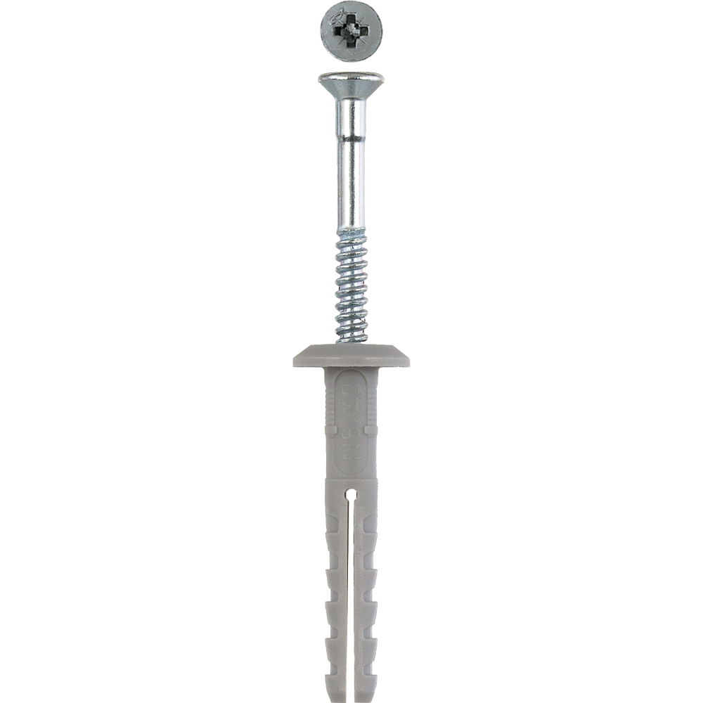 fischer Nageldübel N 6x40 P mit flachem Rand