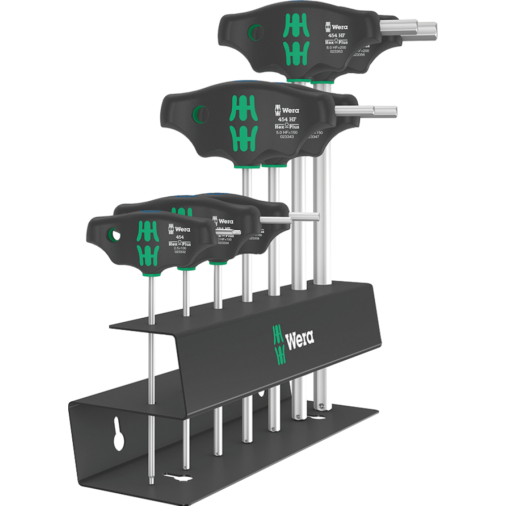 Quergriff-Schraubendrehersatz Set 2 454/7 HF HexPlus 7-teilig