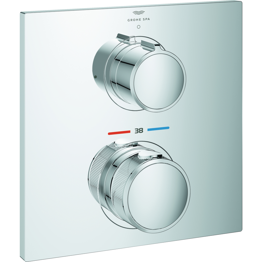 Thermostat Allure Fertigset für Rapido SmartBox chrom