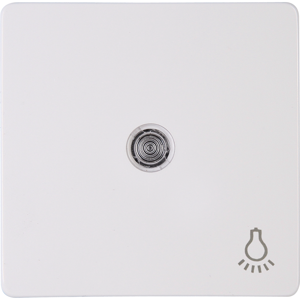 Wippe HK05 mit Symbol Licht + Linse arktis-weiß