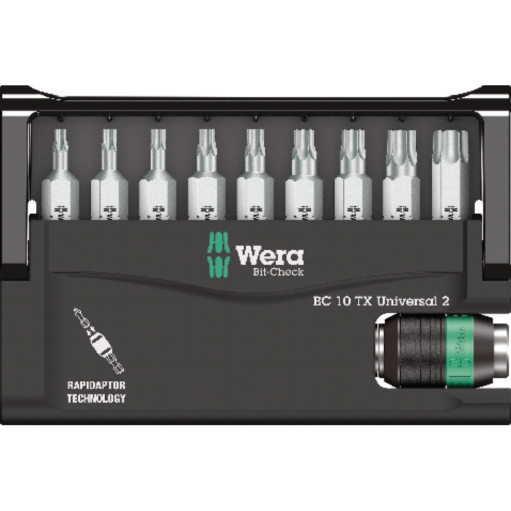 Bit-Satz Bit-Check 10 Universal 2 Wera