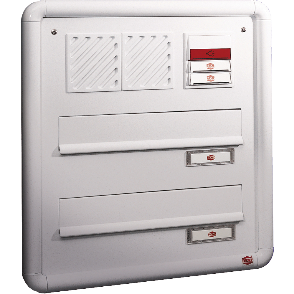 Durchw-Briefkasten weiß 14-0-14552 + 14-0-14566