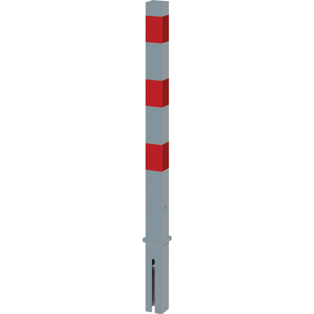 Sperrpfosten 70x70 natur Typ 4 Flachkopf
