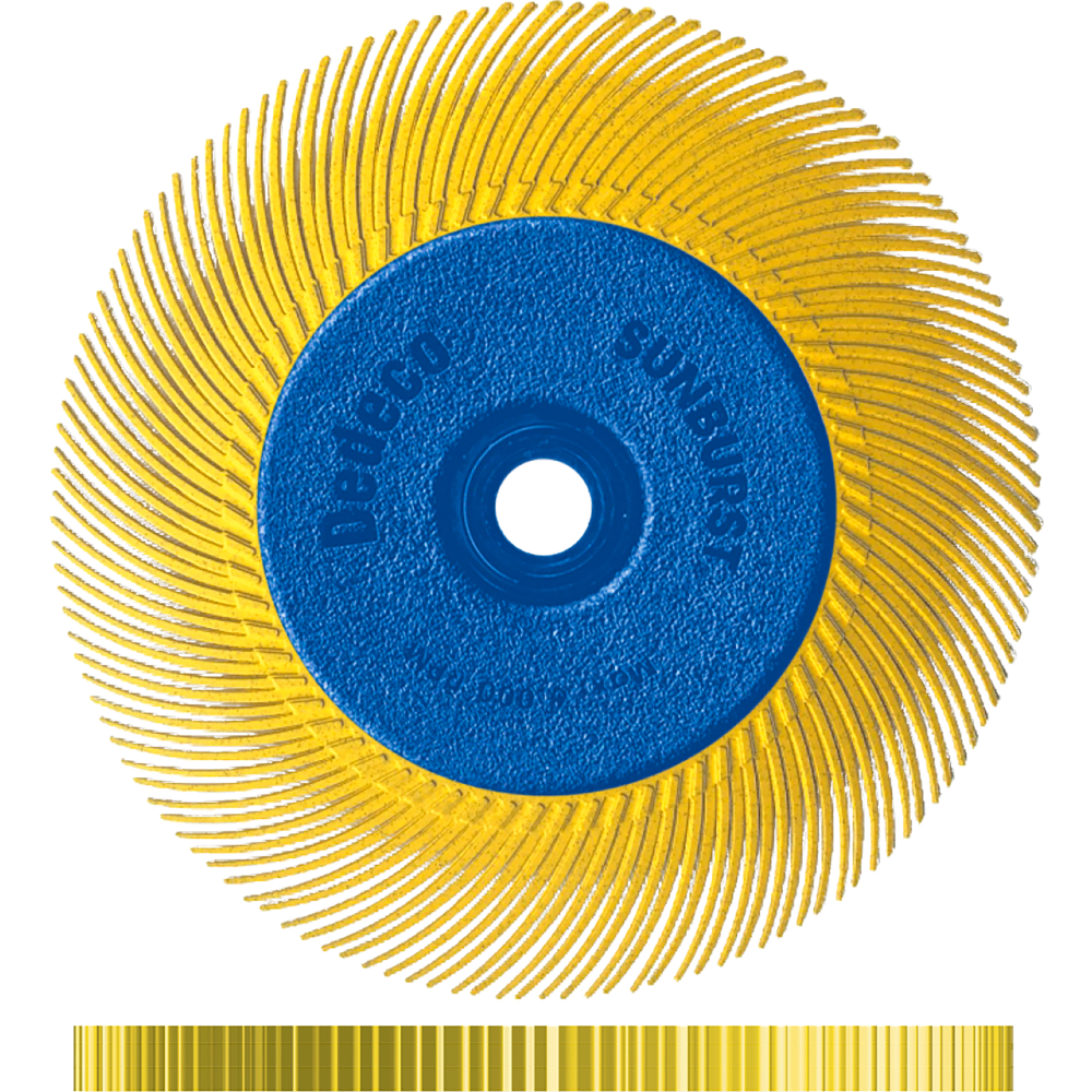 Tyrolit Radialschleifbürste Sunburst Typ TC Ø 152 x 12,7 x 25,4 mm P 50 grün