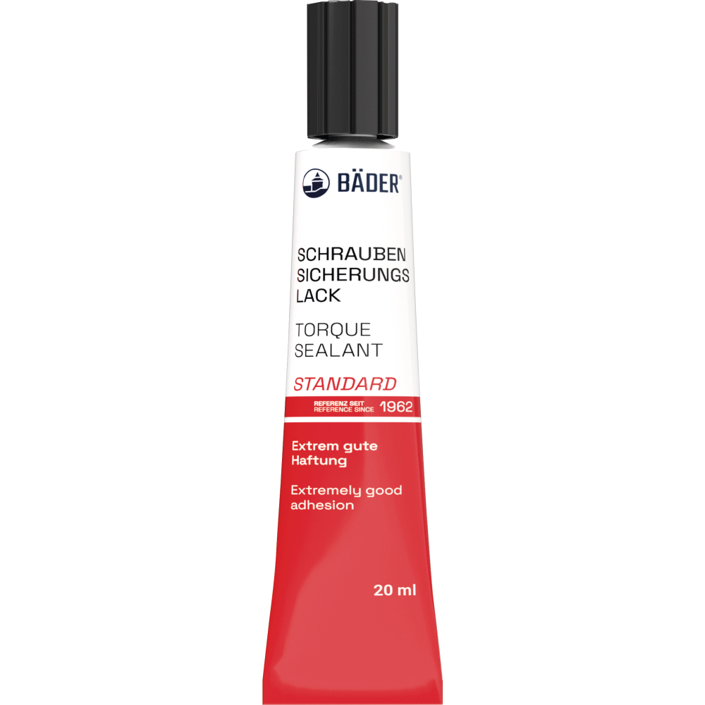 Bäder Schraubensicherungslack Standard 20 ml Tube rot