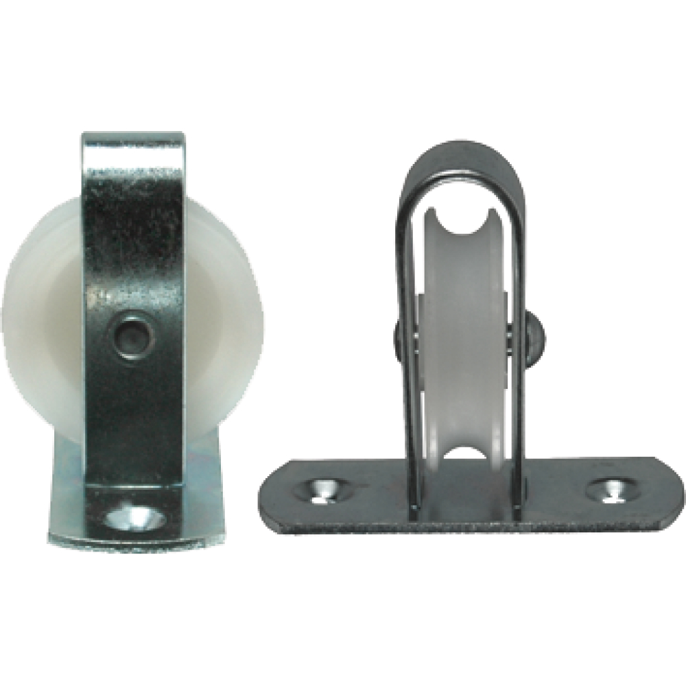 HBS-Stehrolle 65mm mit Querplatte, Last 18kg