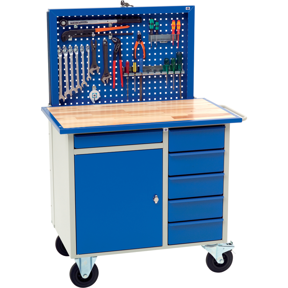 Werkstattwagen VV-2 1 Schrank, 5 Schubladen