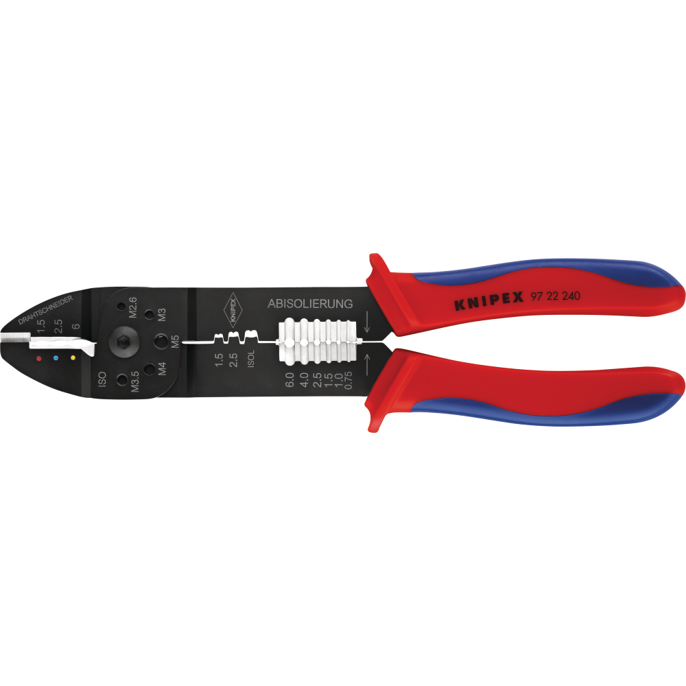 Crimpzange 240mm Knipex Kapazität 0,5-6,0mm²