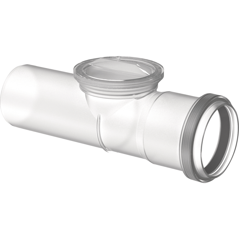 BOSCH Rohr 80 mm starr m.Prüföffnung, senkrecht