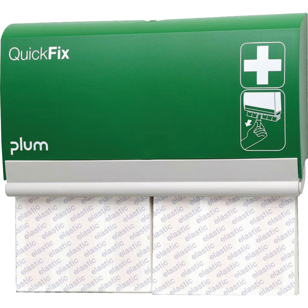 Plum Pflasterspender QuickFix mit Pflaster QuickFix Elastic Long 60St.