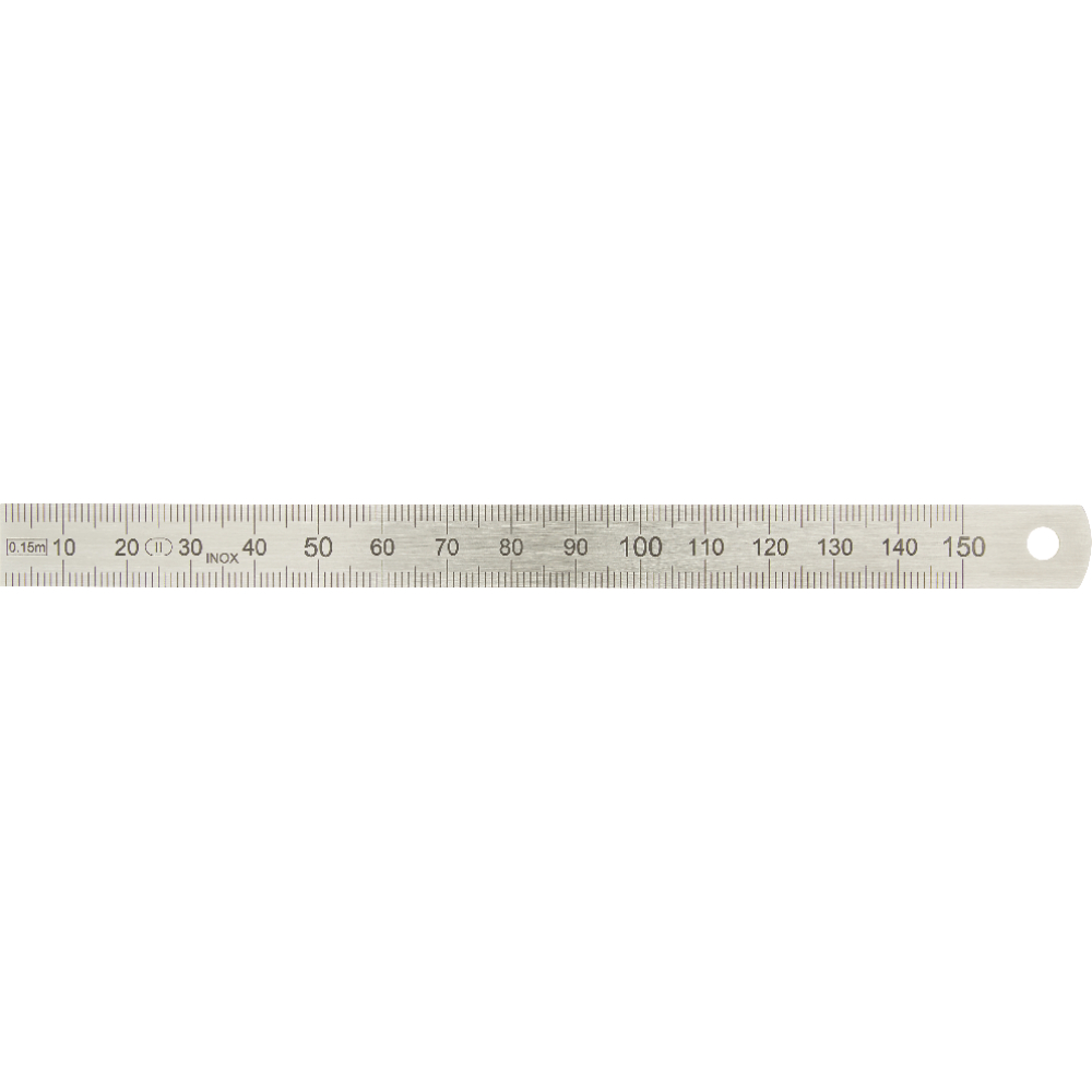 Biegsamer Stahlmaßstab 300x15x0,5mm HP