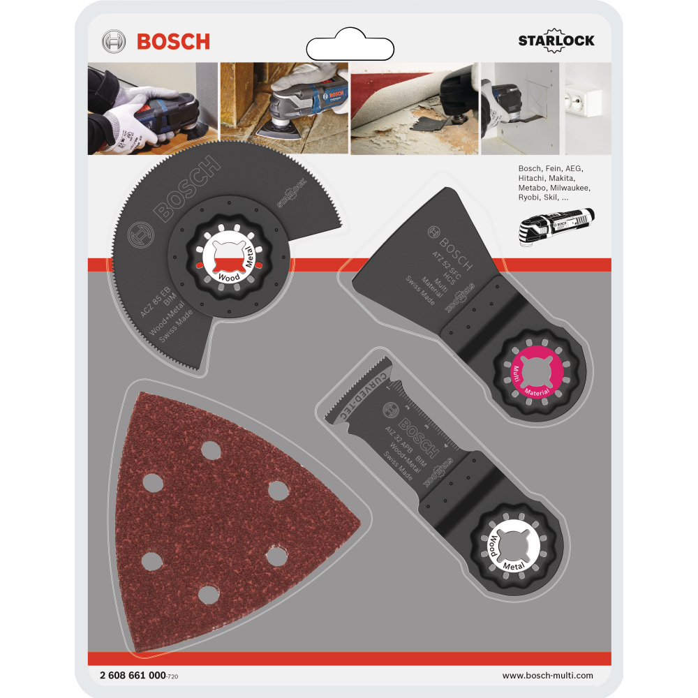Bosch Multi-Cutter Set 3 tlg. Holz Set