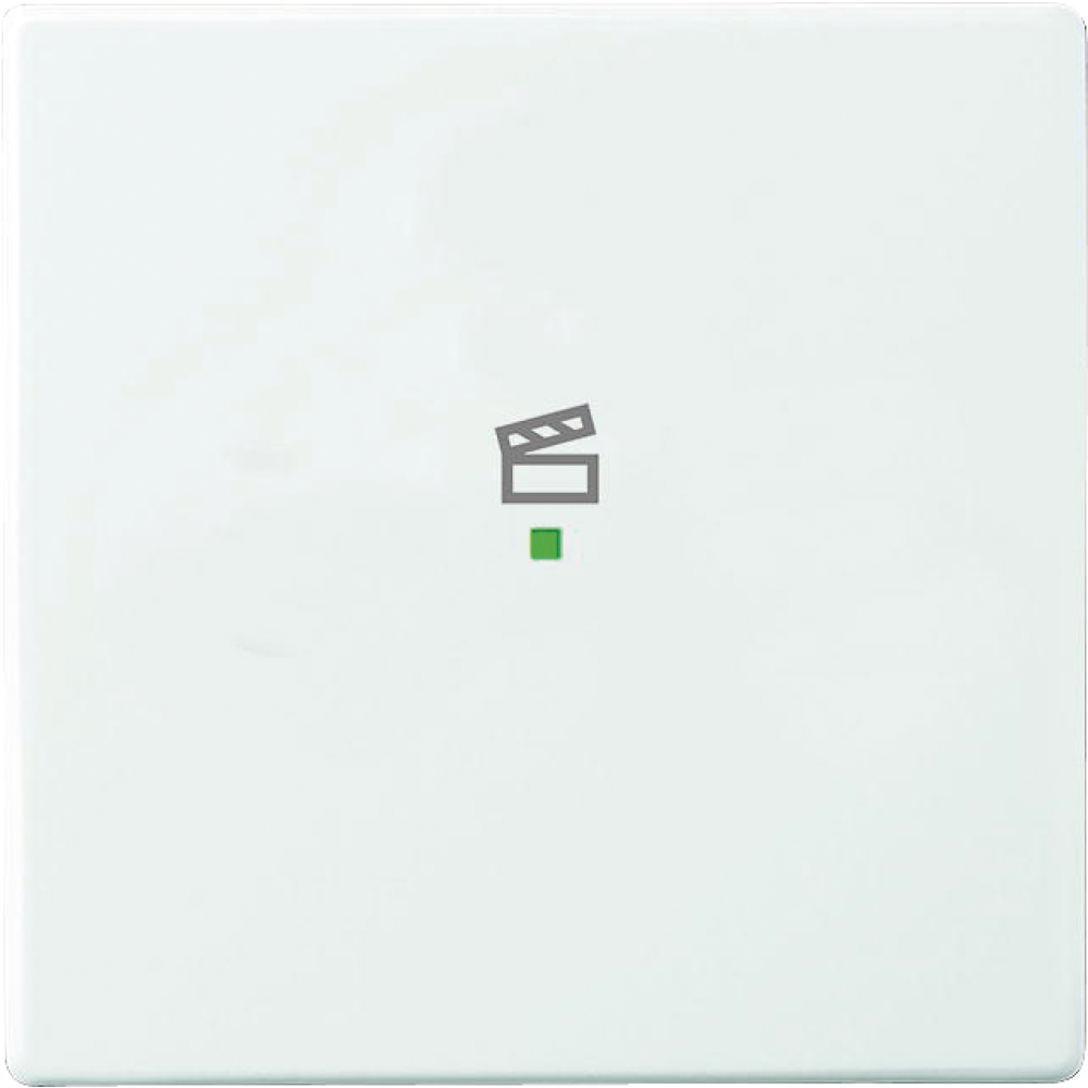 Wippe 1-fach Symbol Szene studioweiß 6233-10-84