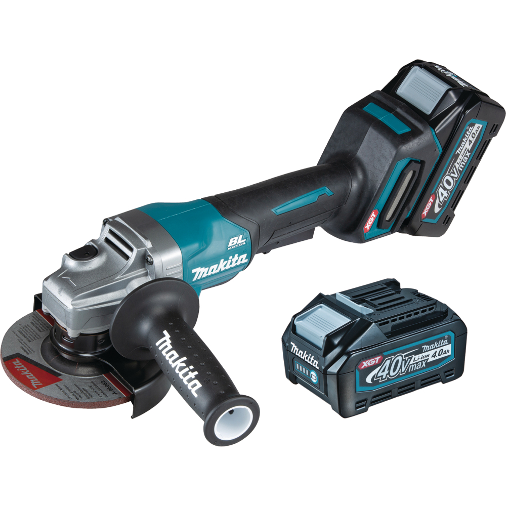 Makita Akku-Winkelschleifer GA016GM201 40V 2x4Ah125mm