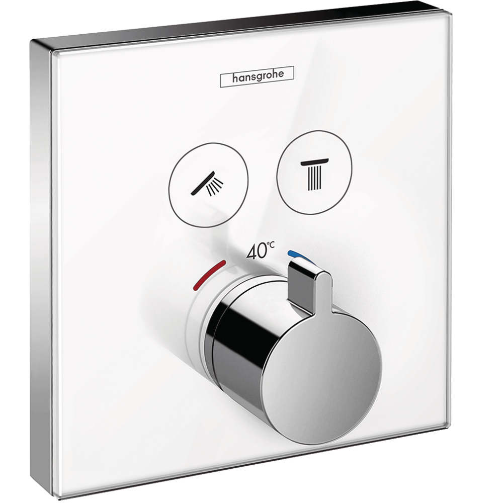 Fertigset ShowerSelect UP-Therm.f.2Verbr.,w/chr