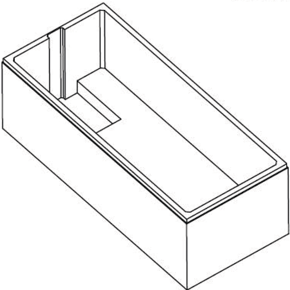 Badewannenträger für FORMAT Basic Körperformwanne