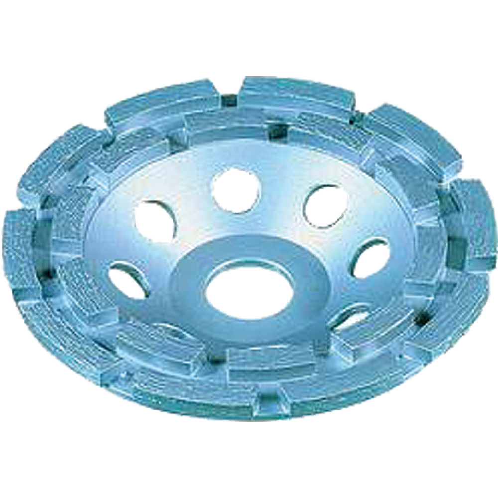 Diamantschleiftopf 125mm doppelreihige Segmentanordnung