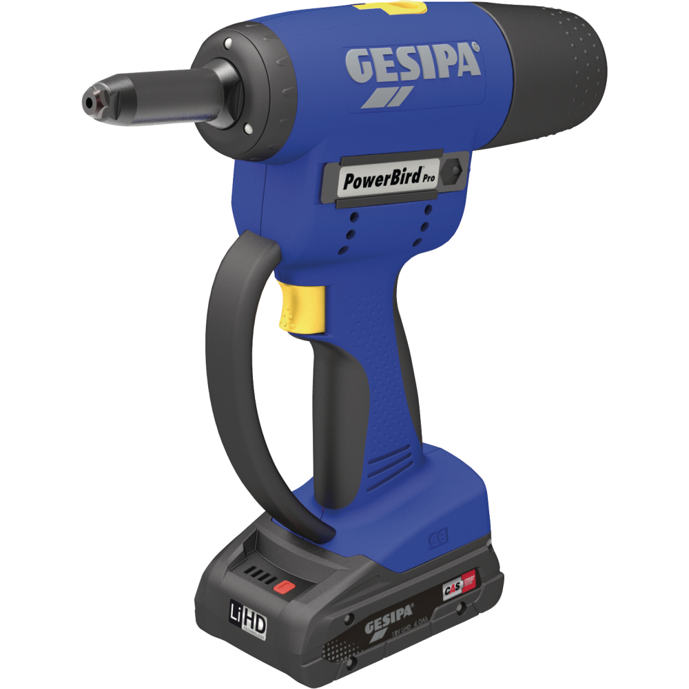 GESIPA Akku-Blindnietgerät PowerBirdPro Gold Editon