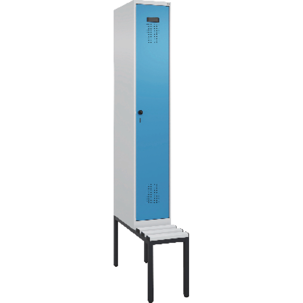 Spind Evolo PLUS 1 Abteil H2120xB300xT815mm 7035 5012