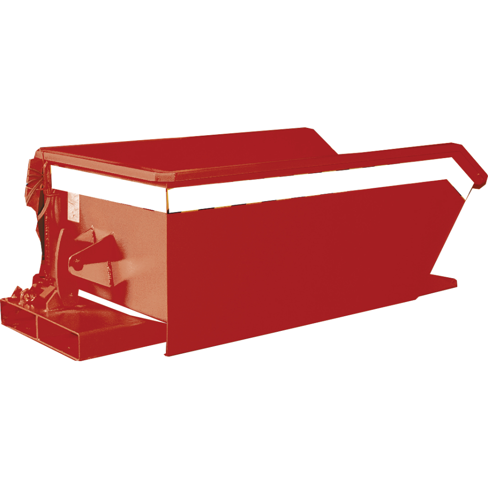 Kippbehäter MGU 610 lackiert rot RAL 3000