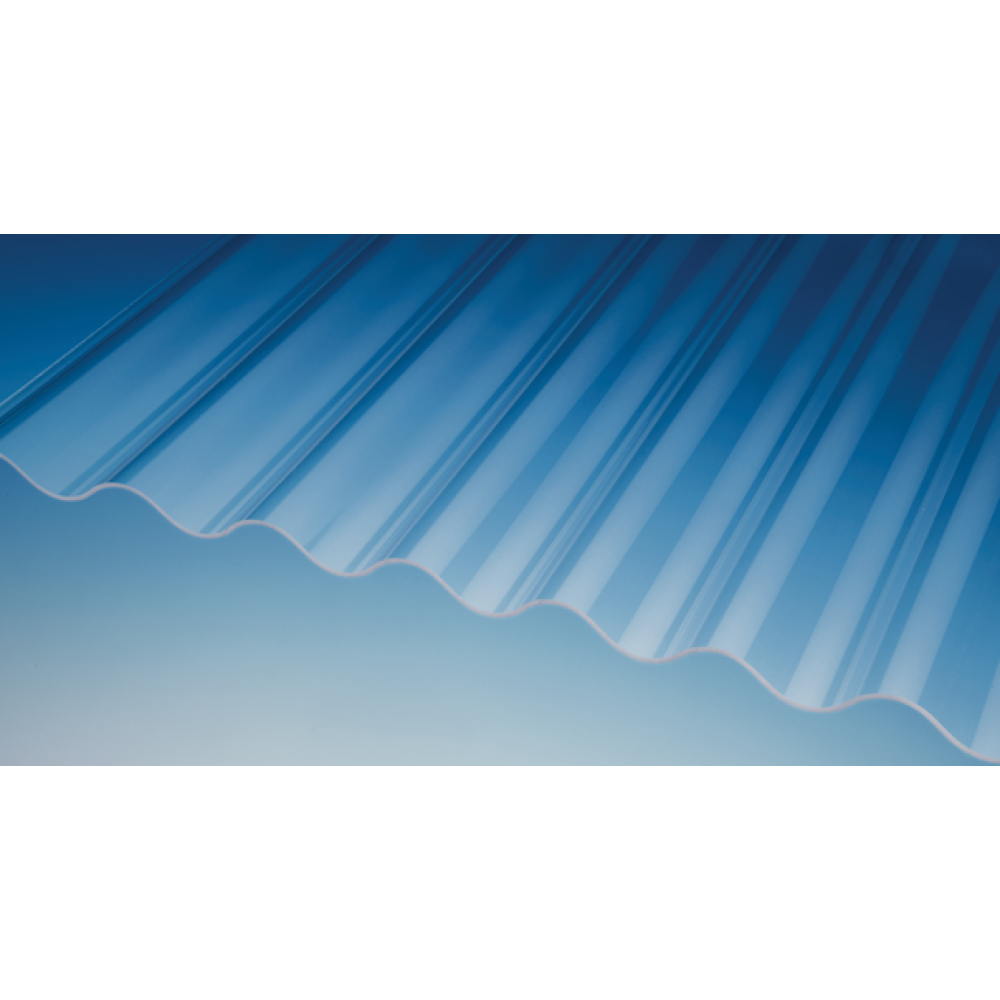 Wellpl. PLEXIGLAS® Resist 76/18 Rd farblos gl.