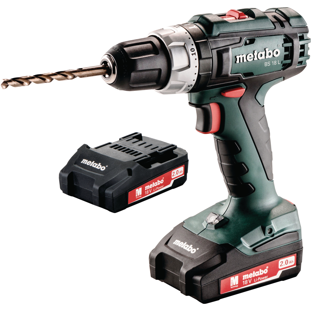 Metabo Akku-Bohrschrauber 18V BS 18 L 2x2,0Ah 50Nm