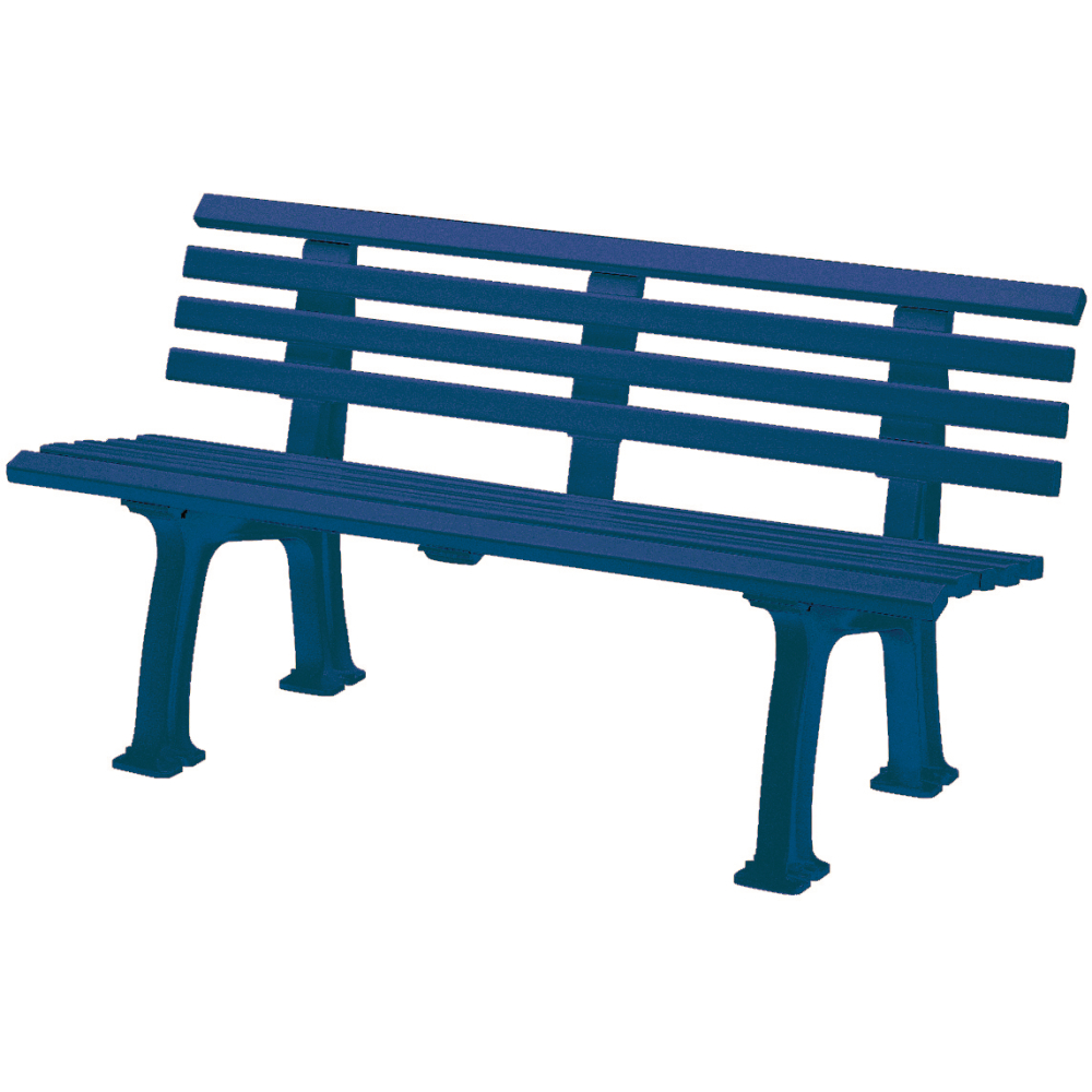 Bank Mod. Sylt 3 Sitzer blau 150 cm