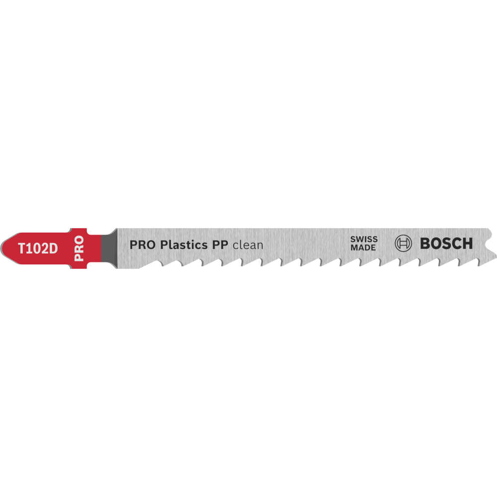 Bosch Stichsägeblatt T 102 D PRO Plastics PP clean 3 Sägeblätter