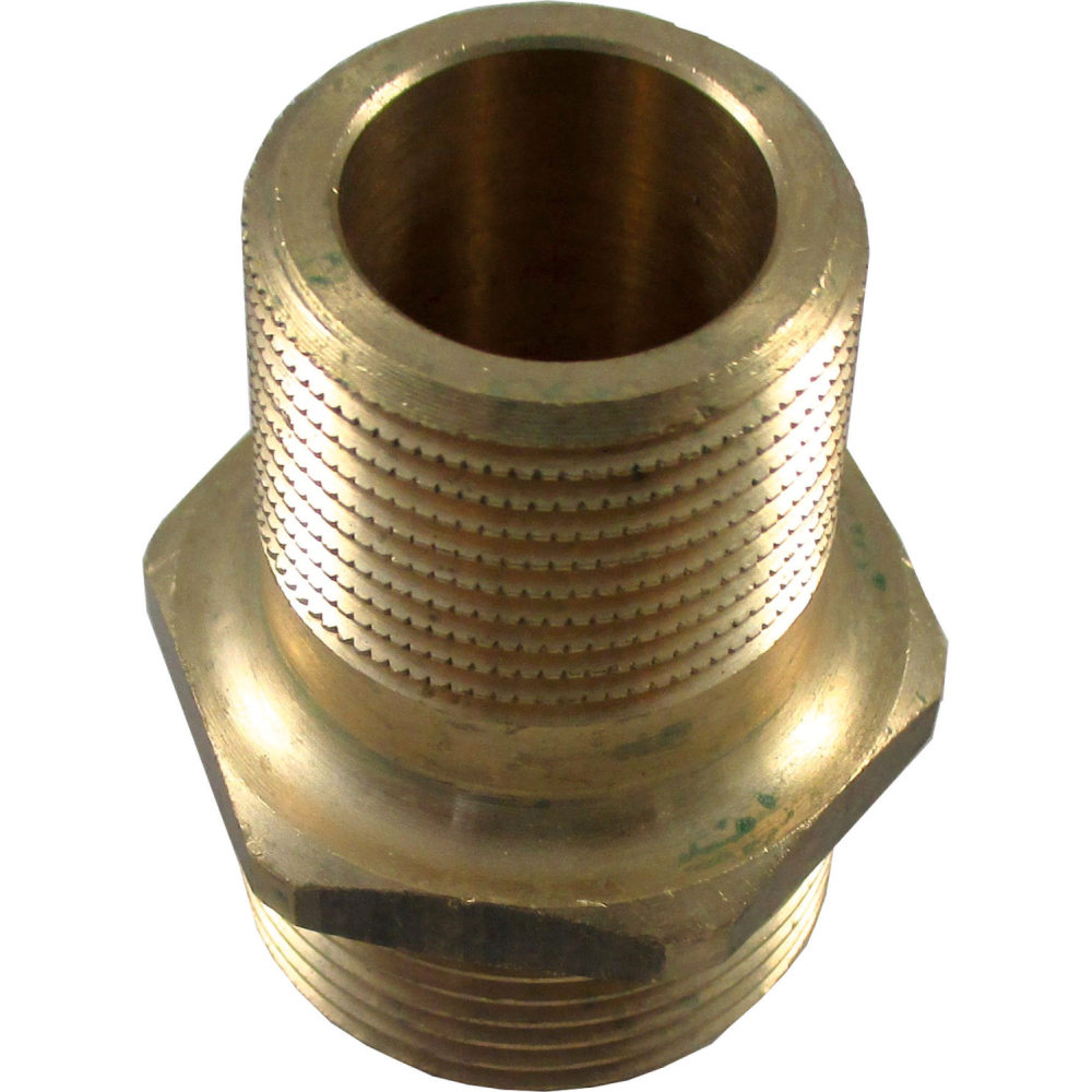 Wolf Doppelnippel red. R5/4"-G1"AG Messing
